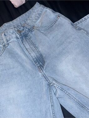 💙 MYOURSA Light Wash Straight Leg Jeans | Size S | High-Rise Denim
